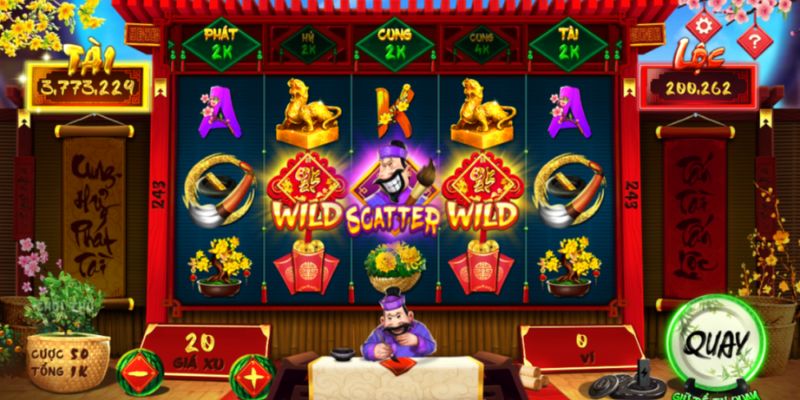 Ông Đồ - Quay Hũ Dễ, Nhận Thưởng Jackpot Giá Trị 5 Ông đồ là trò chơi nổ hũ ấn tượng tại QQ88