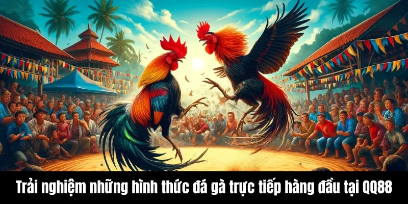 Đá Gà Trực Tiếp - Theo Dõi Giải Đấu Hấp Dẫn Hàng Đầu Châu Á 8 Trải nghiệm những hình thức đá gà trực tiếp hàng đầu tại QQ88